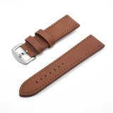 Leather Bracelet Strap for Samsung Galaxy Watch 4, 5 Pro, Active 2, Gear S3, and Amazfit GTS/2/2E/GTS2 - Available in 20mm and 22mm Sizes