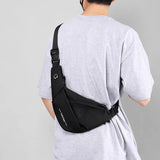 Men's Anti-Theft Chest Bag: Crossbody Bag for Men with Small Shoulder Design, Waterproof and Ideal for iPad Mini and Cell Phone Storage, Perfect as a Messenger Bag