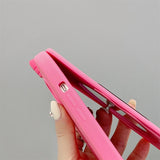 3D Pink Bow Mirror Silicone Case for iPhone 11-15 Pro Max, Protective Girl's Gift