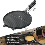 Non-Stick Waffle Cone Maker – Aluminum Cone Mold for Ice Cream and Egg Rolls, Equipped with a Heat-Proof Handle for Perfectly Crispy Pancakes