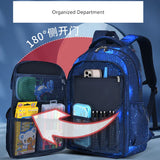 Waterproof Nylon  Backpack for Boys: Large Capacity Book Bag Perfect for Kids