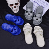 Skull Design Fun Slides: Fashionable Summer Sandals Perfect for Men and Women