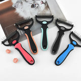 Professional Pet Grooming Brush: Dog Hair Deshedding Tool, Fur Knot Cutter, Puppy and Cat Comb, Ideal for Shedding and Grooming, Pet Care Supplies