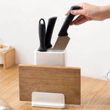 Multi-Functional Kitchen Organizer: Holds Knives and Cutting Boards