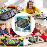 Educational Chain Triangle Chess Game – Triggle Rubber Band Interactive Battle Set – Great Gift for Family Parties