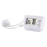 Compact LCD Digital Aquarium Thermometer: High-Precision Room Thermostat with Electronic Thermohygrometer, 1M Sensor