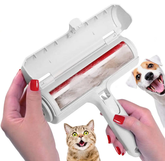 Pet Hair Remover Roller: Self-Cleaning Dog & Cat Fur Removal Tool, Efficient for Animal Hair, Ideal for Furniture