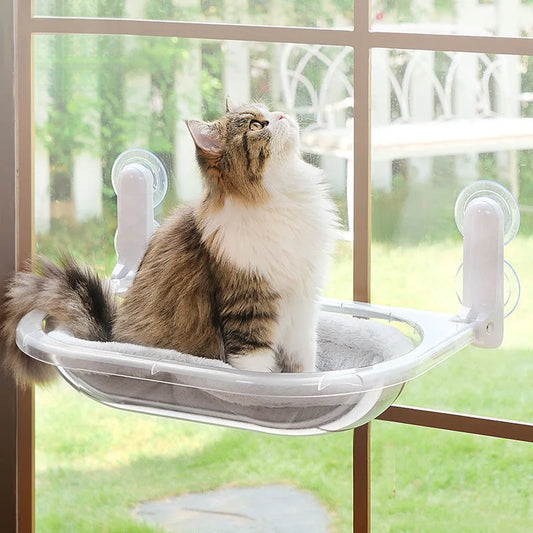 Cat Window Hanging Nest: Suction Cup Supported Balcony Bed for Summer, Ideal for Windowsills, Essential Cat Supplies