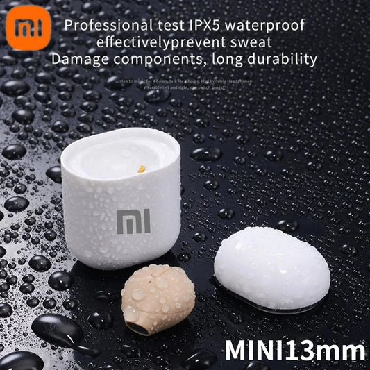 Xiaomi Mini Invisible Bluetooth 5.0 Earbud, Touch-Controlled, Half In-Ear, Pain-Free, Single-Ear Wireless Earphone