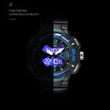 Fashionable Men's Waterproof Watch – Luxury Analog and Digital Timepiece for Sports and Military Use | Top Wristwatch for Men