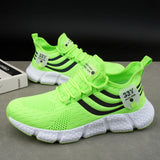 2024 New Mesh Breathable Women's Sneakers: Stylish White Running Platform Shoes for Comfortable Outdoor Sports