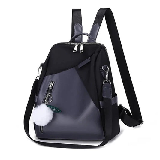 Chic and Waterproof Black Mini Backpack for Women: Perfect for Fashionable Travel, Ideal for Teenage Girls