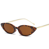 Women's Cat Eye Sunglasses Small Frame Sun Shades for Ladies Trendy Glasses UV400 Protection