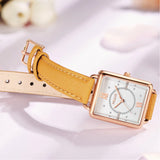 MEGIR Women's Luxury Leather Strap Quartz Watch: Fashionable and Versatile for Casual or Sporty Looks