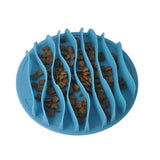 Pet Dog Cat Food Slow Feeder Jungle Design Puppy Anti Slip Choke Proof Bowl Stop Maze Bowl Healthy Eating Feeding Bloat Supplies