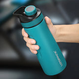 UZSPACE Stainless Steel Vacuum Thermos Flask: Portable Leakproof Travel Mug with 2 Lid Styles and Handgrip