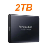 Portable External SSD: High-Speed Solid State Drive with USB 3.1/Type-C, 1TB and 2TB Options for PC, Mac, and Phone Storage