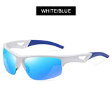 Stylish Polarized Half-Frame Sport Sunglasses: Suitable for Men and Women, Classic Driving Shades with UV400 Protection